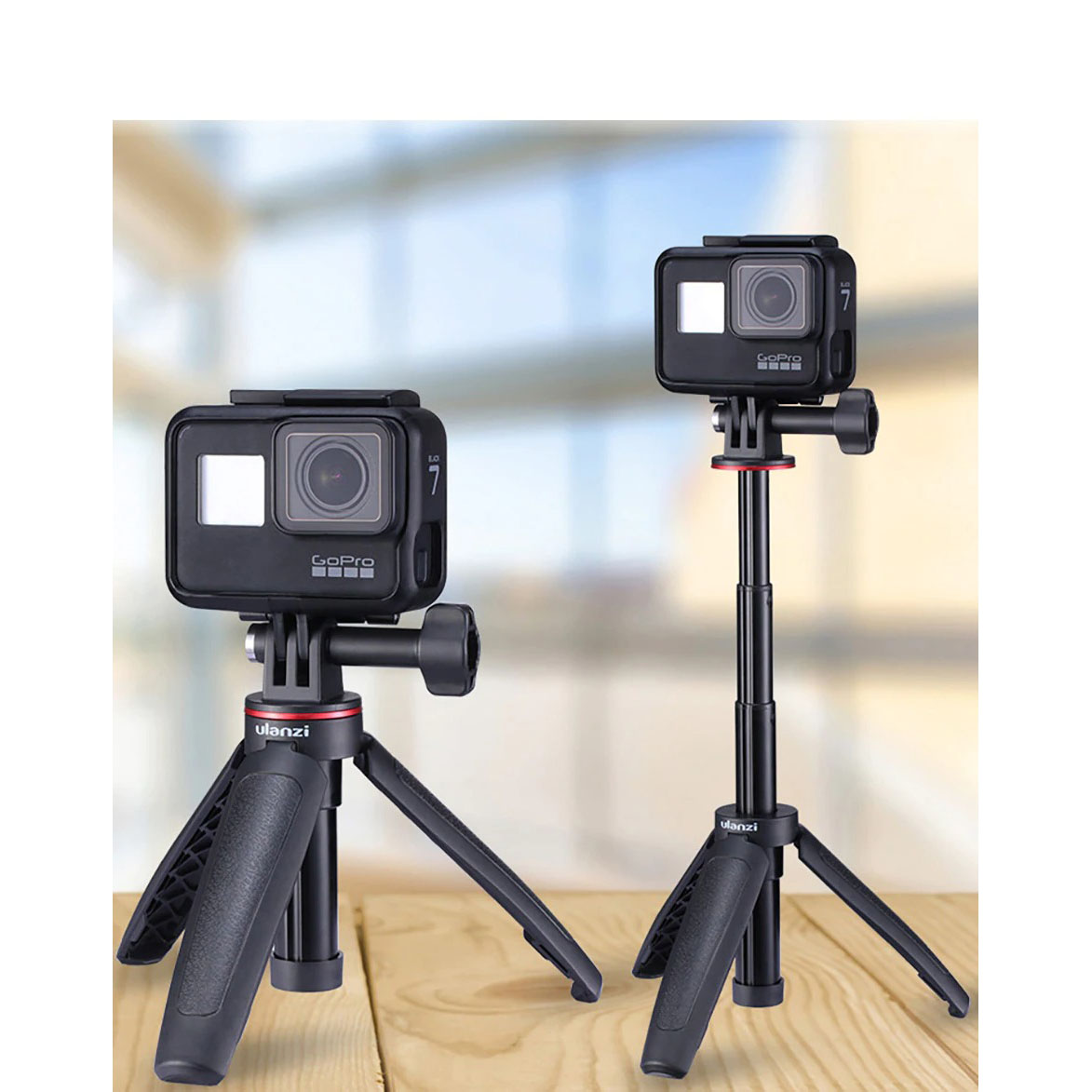 Ulanzi MT-09 - Tripod Tích Hợp Gậy Selfie Cho GoPro Và Action Camera - Hàng chính hãng