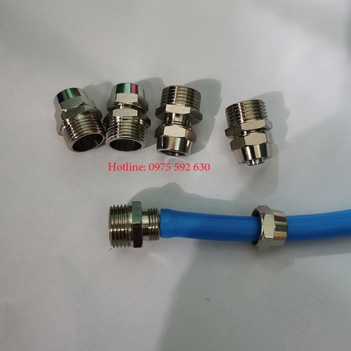 KHỚP MỐI NHANH INOX KIỂU XIẾT DÂY HƠI PU 6 , 8, 10, 12