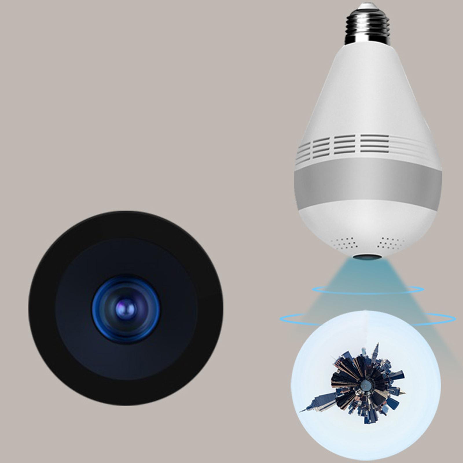 Panorama WiFi Camera 3 LEDs IP Camera Night View Monitor Indoor