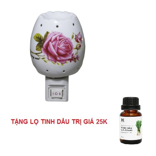 Đèn ngủ xông tinh dầu hình nấm TẶNG lọ tinh dầu