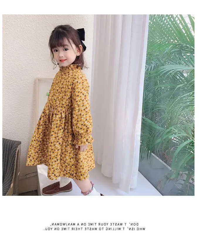 Váy thu đông bé gái, váy công chúa cho bé 1 đến 8 tuổi lót nỉ bông ấm áp hàng Quảng Châu cao cấp