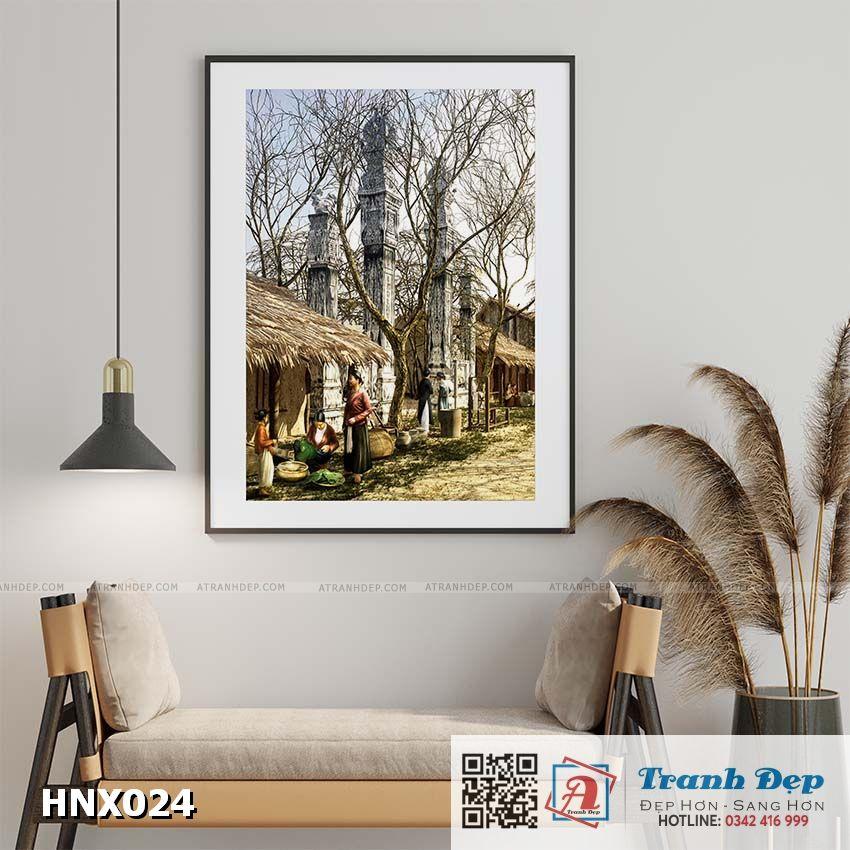 Tranh phong cảnh Hà Nội xưa - HNX024
