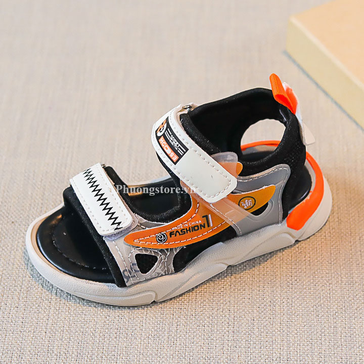 Giày sandal cho bé trai từ 1-5 tuổi nhẹ êm, phong cách Hàn SA12