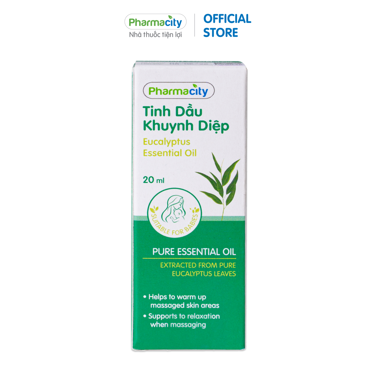 Tinh dầu khuynh diệp Pharmacity (Chai 20ml)
