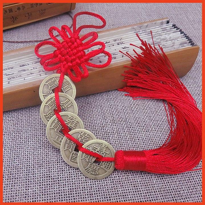 Combo 15 dây xu ngũ đế đồng thau