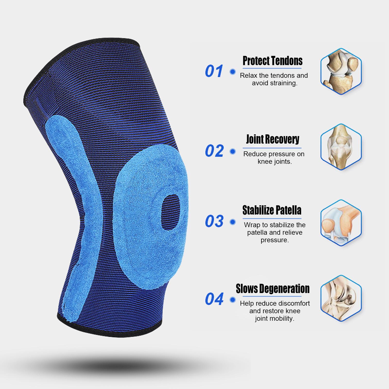 Đai Bảo Vệ Đầu Gối Hỗ Trợ Giảm Đau Với Patella Pad Cho Dân Thể Thao