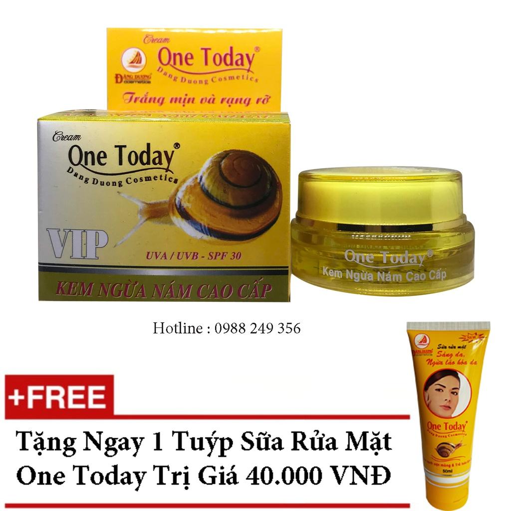 KEM NGỪA NÁM CAO CẤP ONE TODAY VIP 15G + TẶNG SỮA RỬA MẶT ONE TODAY