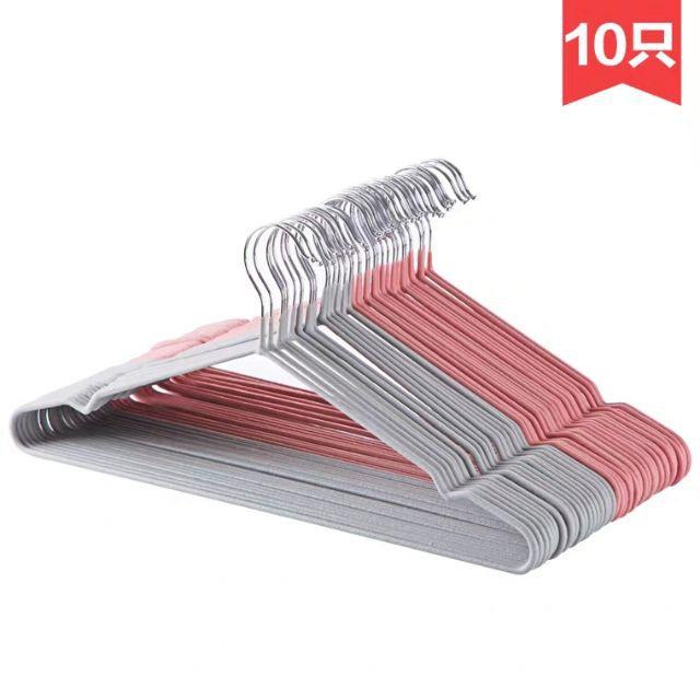 Mắc inox dày cao cấp bọc nhựa chống bay hằn quần áo 2 size trẻ em và người lớn