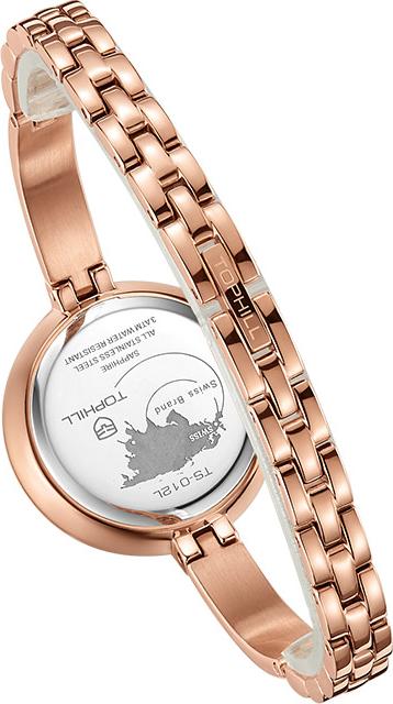 Đồng hồ nữ thời trang mặt xà cừ đính đá Thụy Sĩ TOPHILL TS012L.S3137