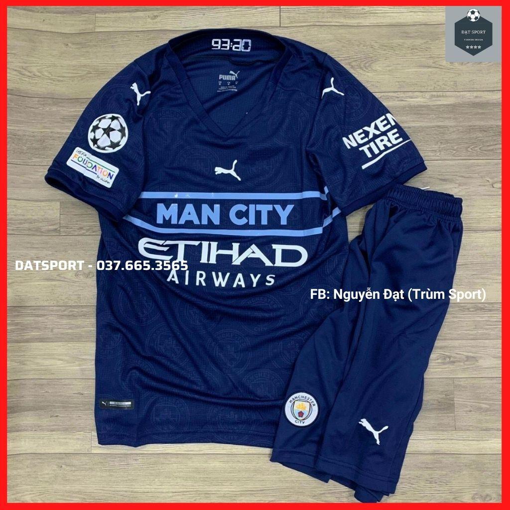 Quần áo bóng đá Mancity Bộ Áo Đấu CLB Manchester City. Hàng Gai Thái Cao Cấp - Thoáng Mát Cam Kết 100% Y Hình