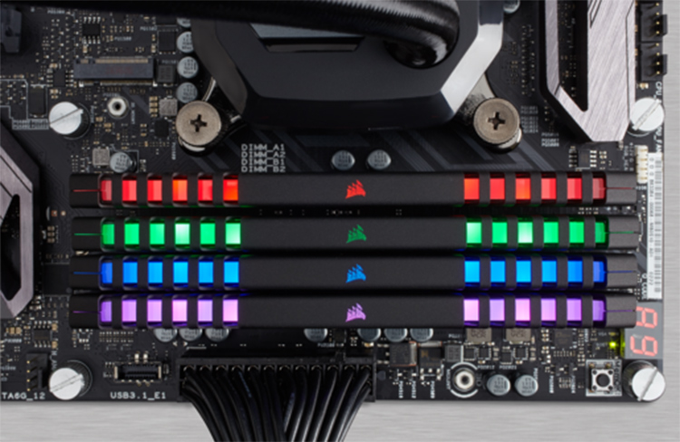 Bộ 2 Thanh RAM PC Corsair Vengeance RGB 32GB (2 x 16GB) DDR4 3200MHz LED RGB - Hàng Chính Hãng