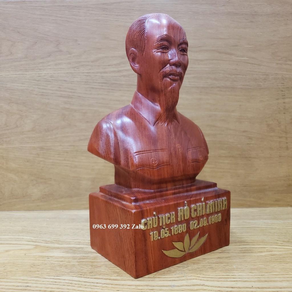 Tượng Bác Hồ Gỗ Hương