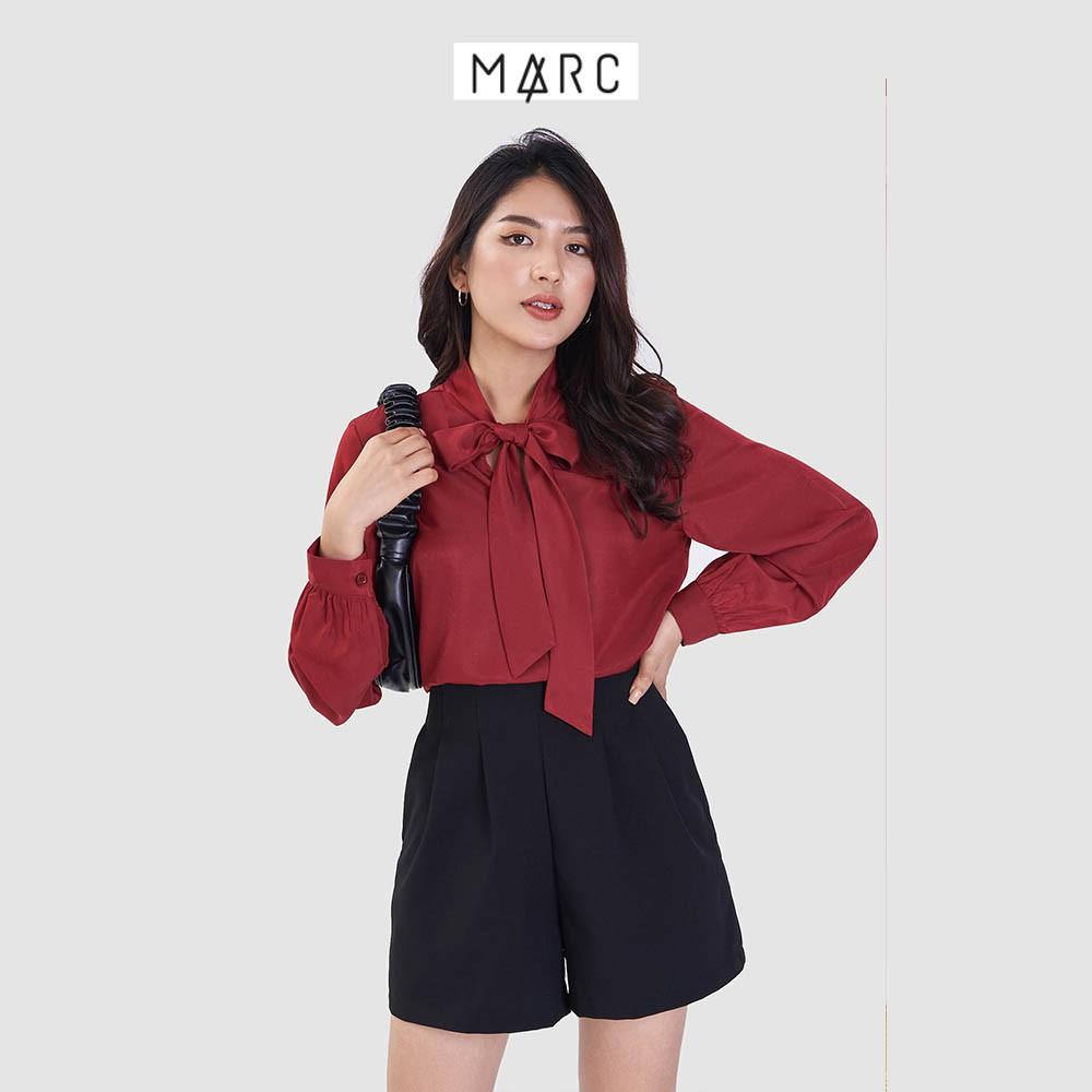 Áo nữ MARC FASHION kiểu tay dài cột nơ cơ bản