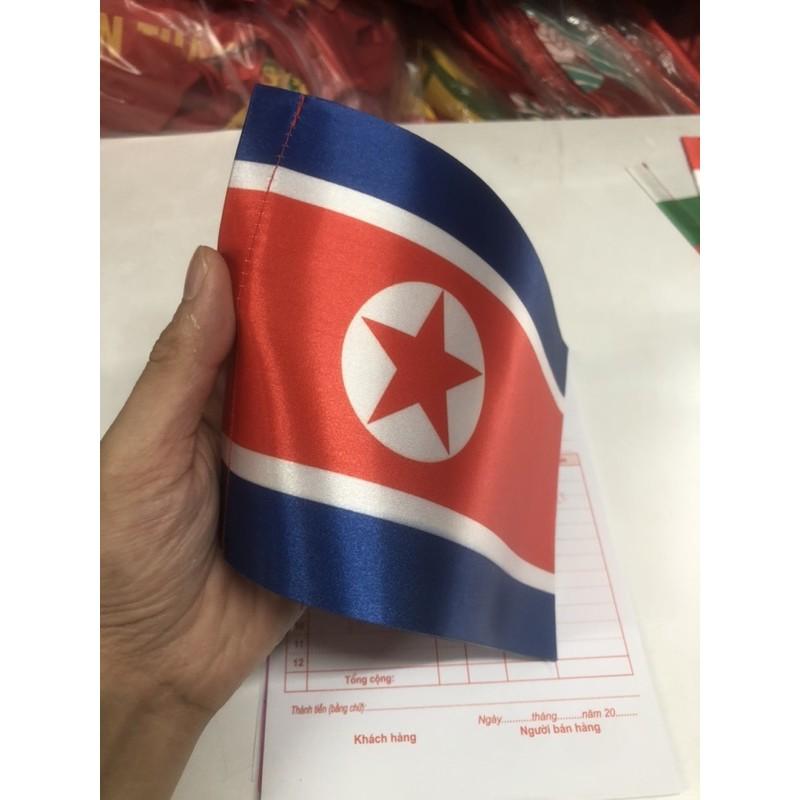 Quốc kỳ Triều Tiên để bàn 14x21cm