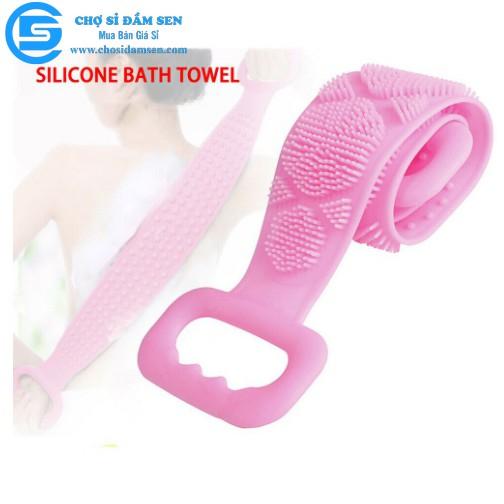 DÂY CHÀ LƯNG SILICONE TẨY TẾ BÀO CHẾT GIÚP LƯU THÔNG MÁU, DÂY TẮM CHÀ LƯNG 2 MẶT SILICONE ĐÀI LOAN