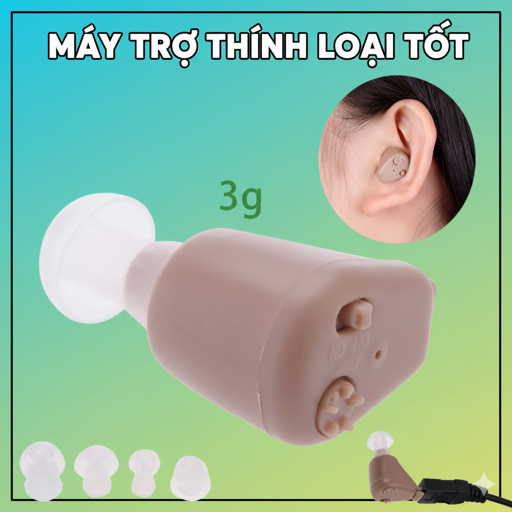 Máy Trợ Thínjh Không Dây AXON Sạc Pin – Dùng Cho Người Già, Nghe Rõ, Gía Tốt, đèn trang trí