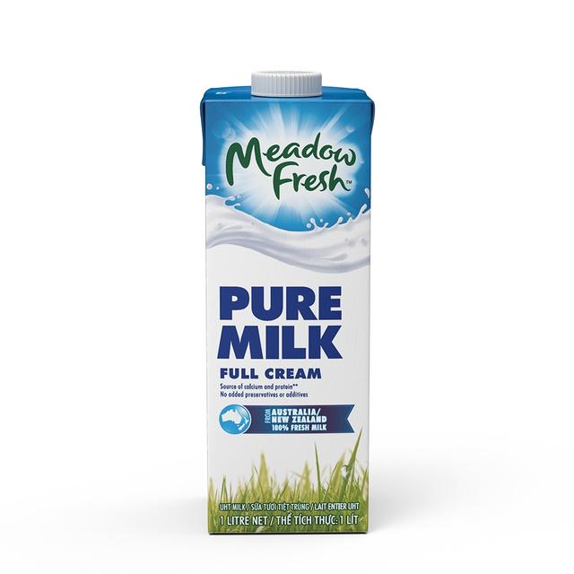 Thùng 12 Hộp sữa tươi tiệt trùng Nguyên kem Meadow Fresh 1L/ hộp