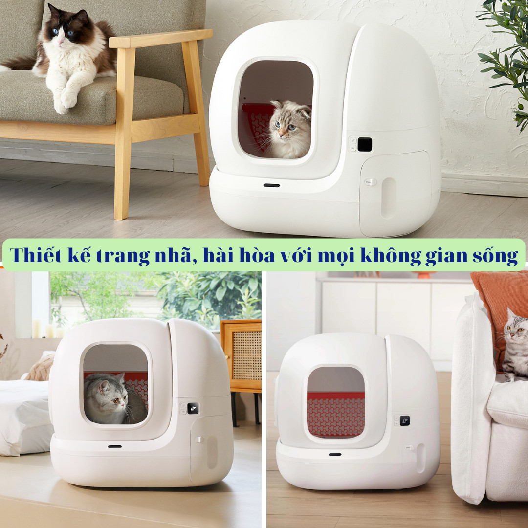 PETKIT PURA MAX - MÁY VỆ SINH TỰ ĐỘNG CHO MÈO ( Bảo hành 12 tháng, 1 đổi 1 trong 30 ngày đầu tiên)