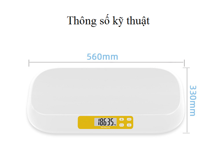 Cân Em Bé Sơ Sinh Trong Tải 20kg B36