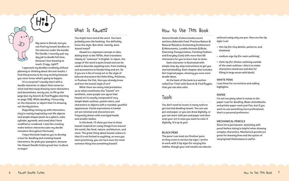 Sách - Mini Kawaii Doodle Cuties: Volume 4 : Sketching Super-Cute Stuff from Aroun by Pic Candle