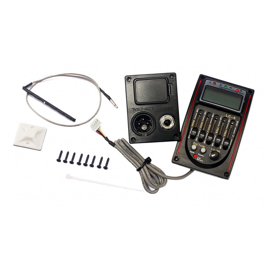 Guitar Pickups 5 Tuner Guitar Preamp Equalizer