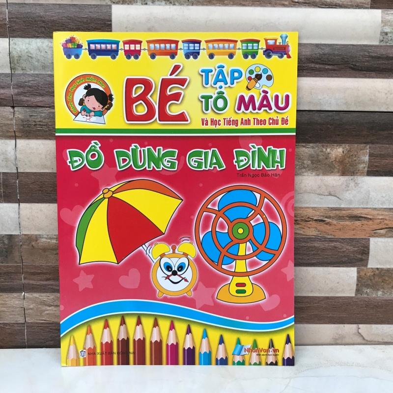 Bé tập tô màu theo các chủ đề
