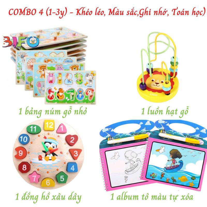 Đồ chơi giáo dục, giáo cụ Montessori đồ chơi thông minh phát triển kĩ năng toàn diện cho trẻ từ 1-7 tuổi