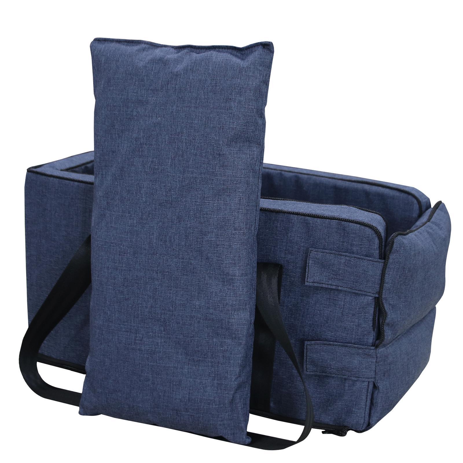 Pet Car Booster Seat Cats Carrier Cage Dog Car Seat Carrying for Most Cars