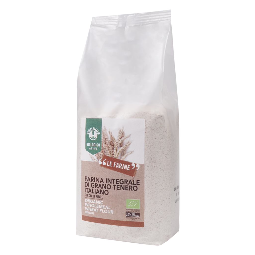 Bột mì nguyên cám hữu cơ 1kg ProBios Organic WholeMeal Wheat Flour