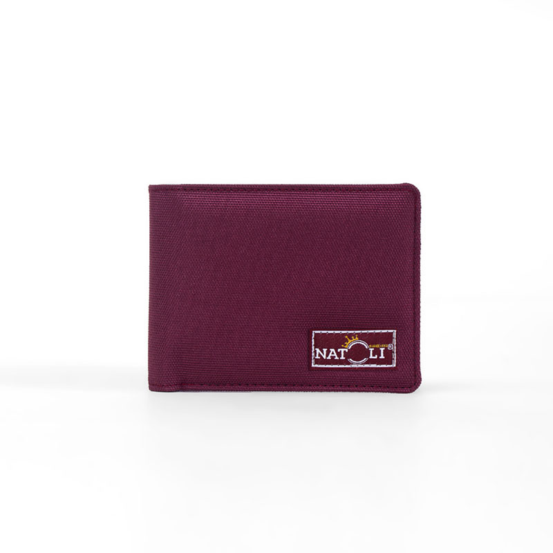 Ví ngang nam Simple Horizontal Wallet chính hãng NATOLI đựng tiền, thẻ nhiều ngăn nhỏ gọn cao cấp
