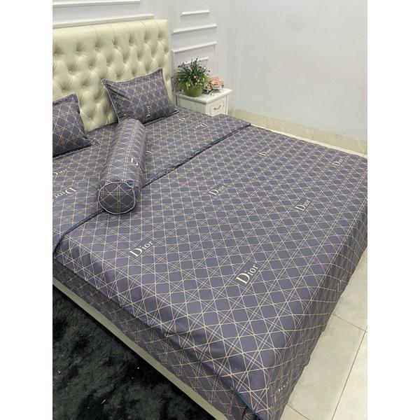 Bộ ga phủ trần bông cottong 5 món ảnh chụp thật