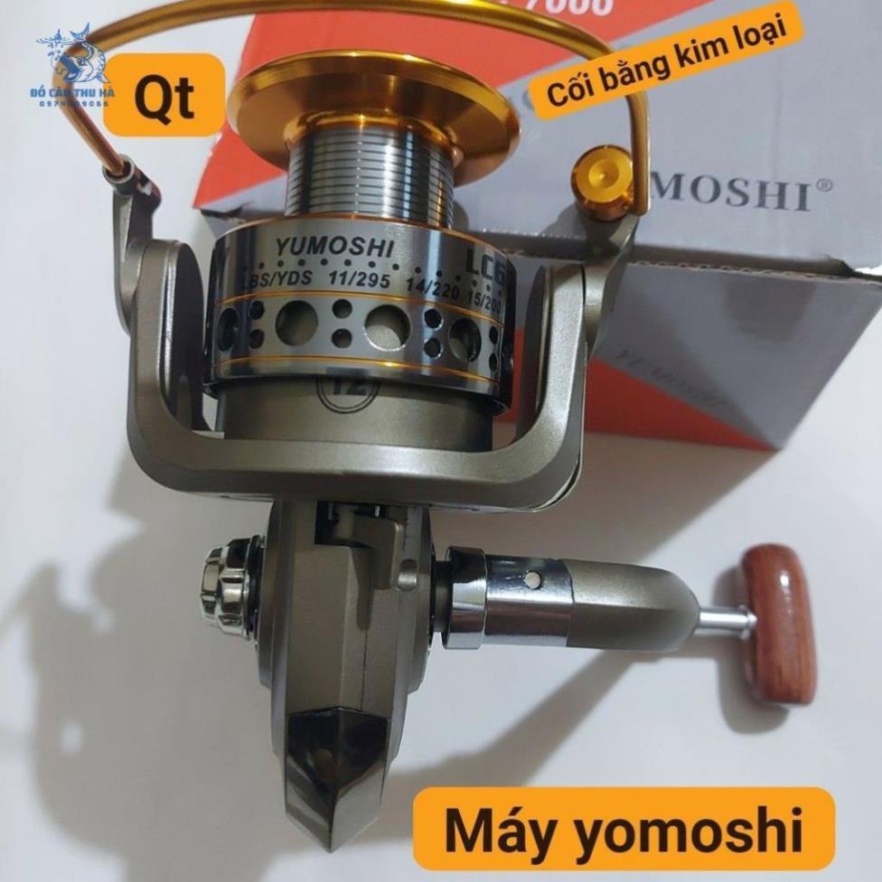 Máy Câu Cá Yumoshi LC, Shimano, Máy Full Kim Loại Đủ size :3000, 4000, 5000, 6000, 7000