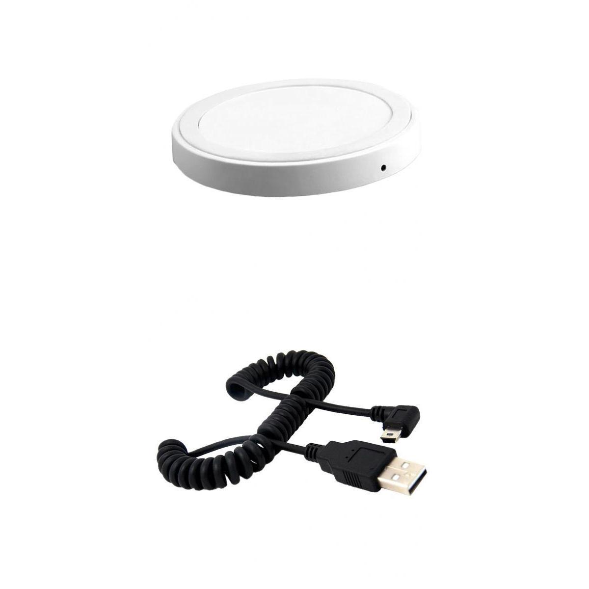 Universal Wireless Charger Charging Pad +USB Male to 5p Male Cable