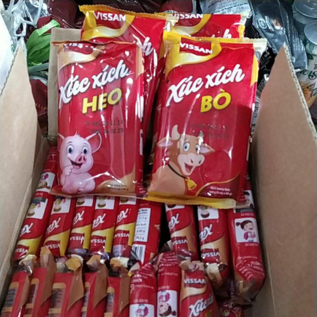 Combo 5 gói Xúc xích ăn liền 160g(4 cây x40g)