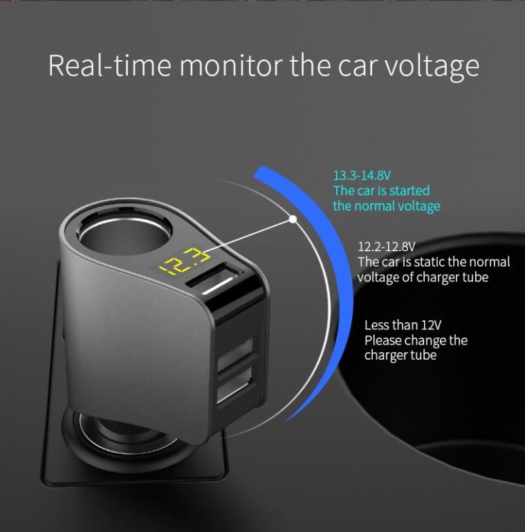 Bộ sạc điện thoại di động trên xe sạc USB cho Apple sạc nhanh sạc car
