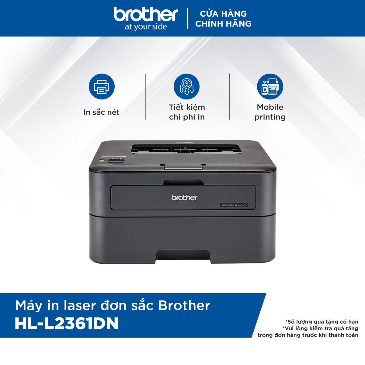 Mua Máy In Laser Đơn Năng Brother HL-L2361DN - Hàng Chính Hãng tại Brother  Official Store | Tiki