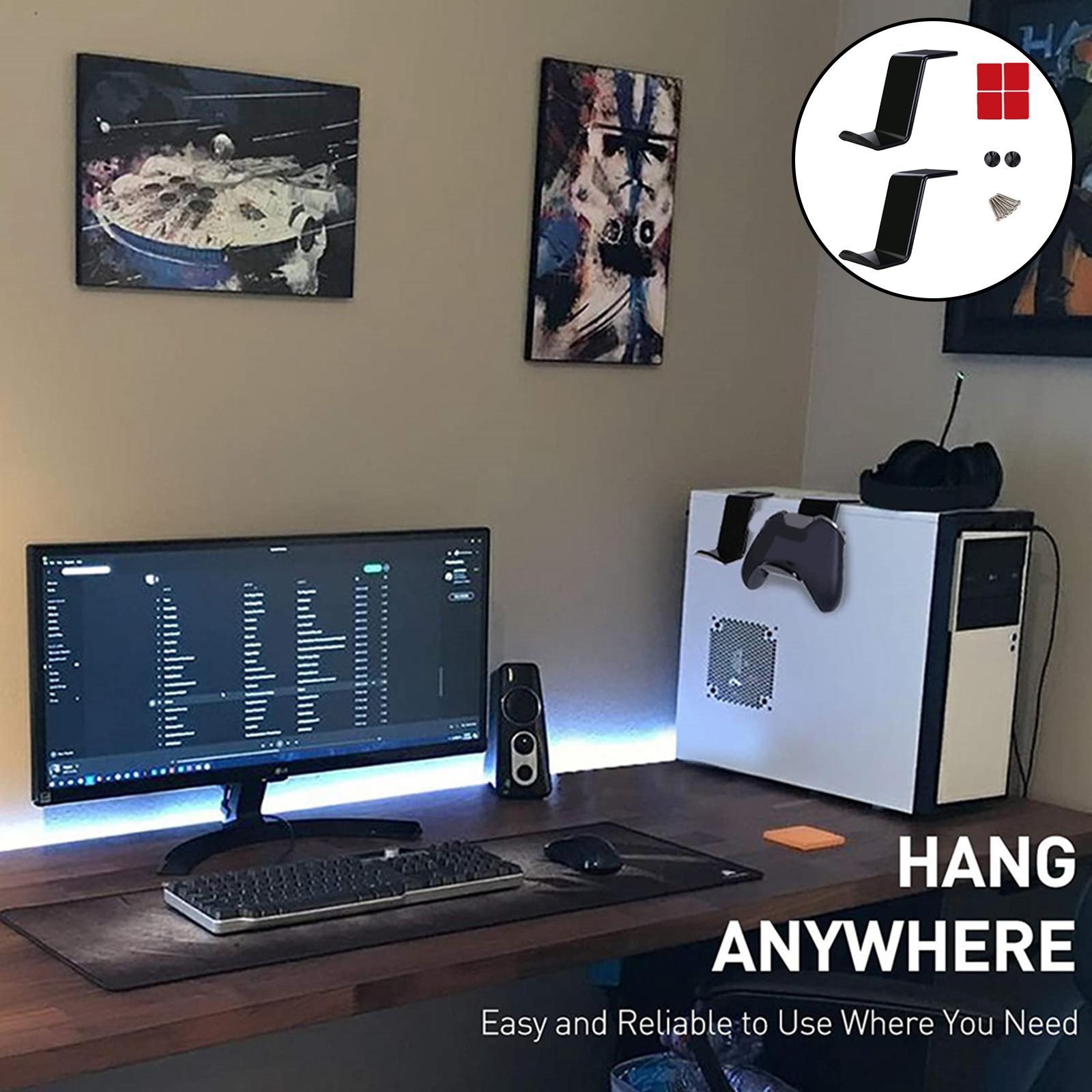 Acrylic 2 Pcs Controller Bracket Gamepad Holder for Xbox PS5 Holder