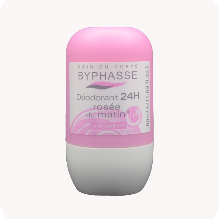 Lăn khử mùi màu hồng Byphasse Rosée du matin (50ml)
