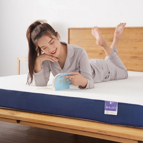 Nệm Foam cao cấp Goodnight Galaxy Greentea êm ái, mềm mại, tinh chất trà xanh kháng khuẩn khử mùi