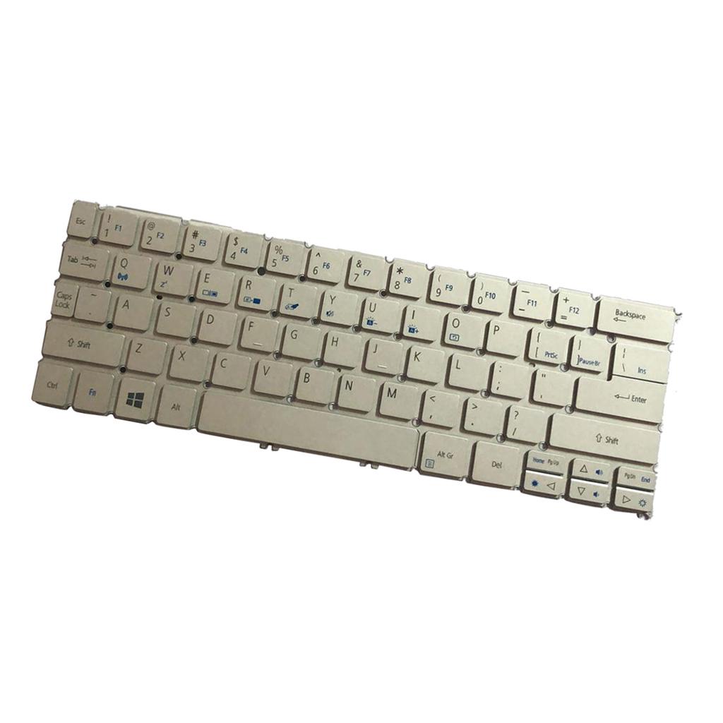 US English Replacement Keyobard White Color for Aspire P3-131 P3-171 Laptop