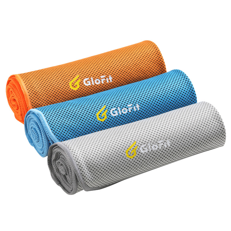 Khăn Lạnh Thể Thao Glofit  (SPORTS COOLING TOWEL) Khăn Dùng Đa năng, Thấm Hút Mồ Hôi Cực Tốt, Khăn Tự Động Lạnh Khi Được Thấm Nước - Hàng Chính Hãng Glofit