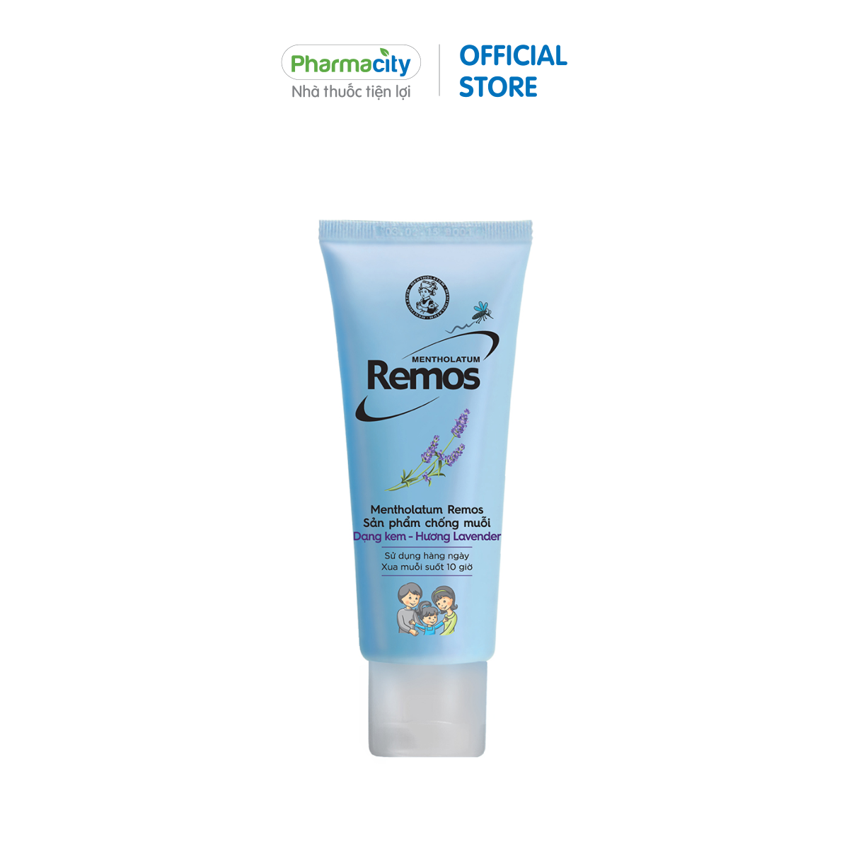 Kem chống muỗi hương lavender Mentholatum Remos
