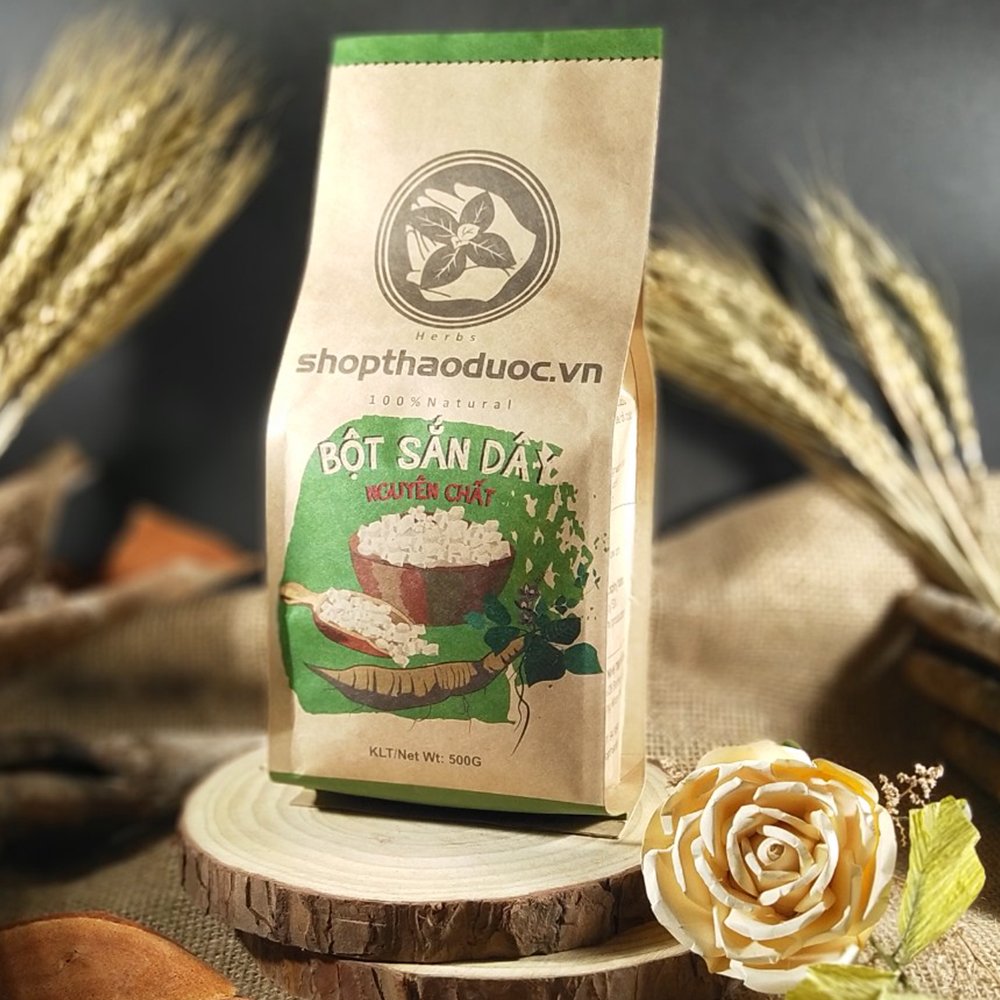 Combo 1KG Bột Sắn Dây Nguyên Chất - Thanh Nhiệt, Giải Độc Cơ Thể - Gồm 2 gói
