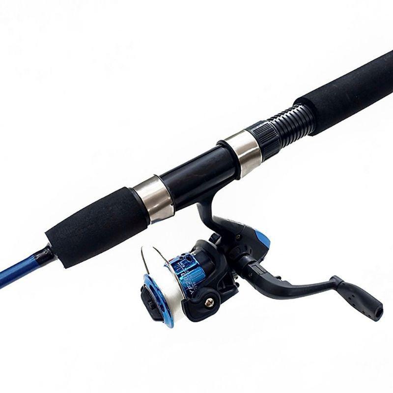 (Có quà tặng) Combo cần câu máy Shimano 2 khúc đặc