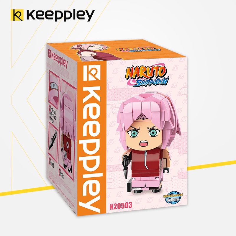 Đồ chơi lắp ráp xếp hình Keeppley - Nhân vật Naruto Sasuke Sakura Kakashi - Dành cho bé trai từ 6 tuổi