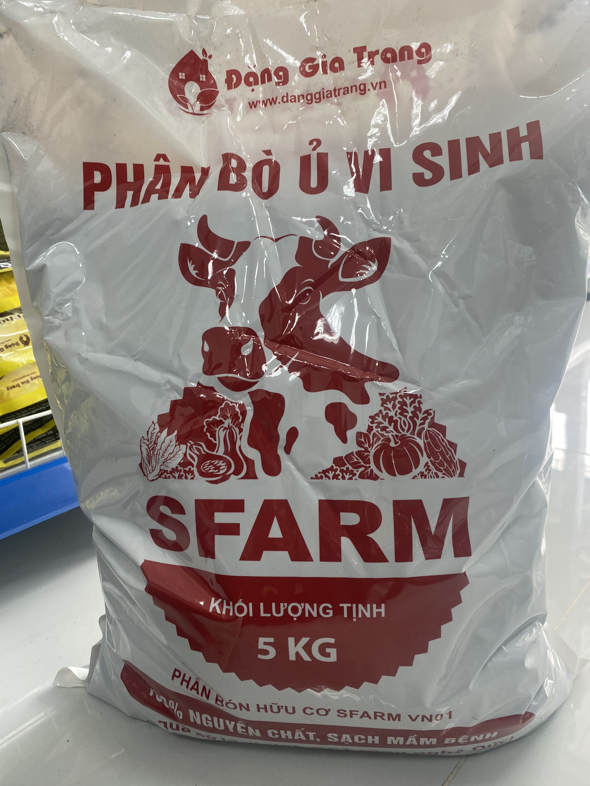 PHÂN BÒ Ủ VI SINH 5 KG