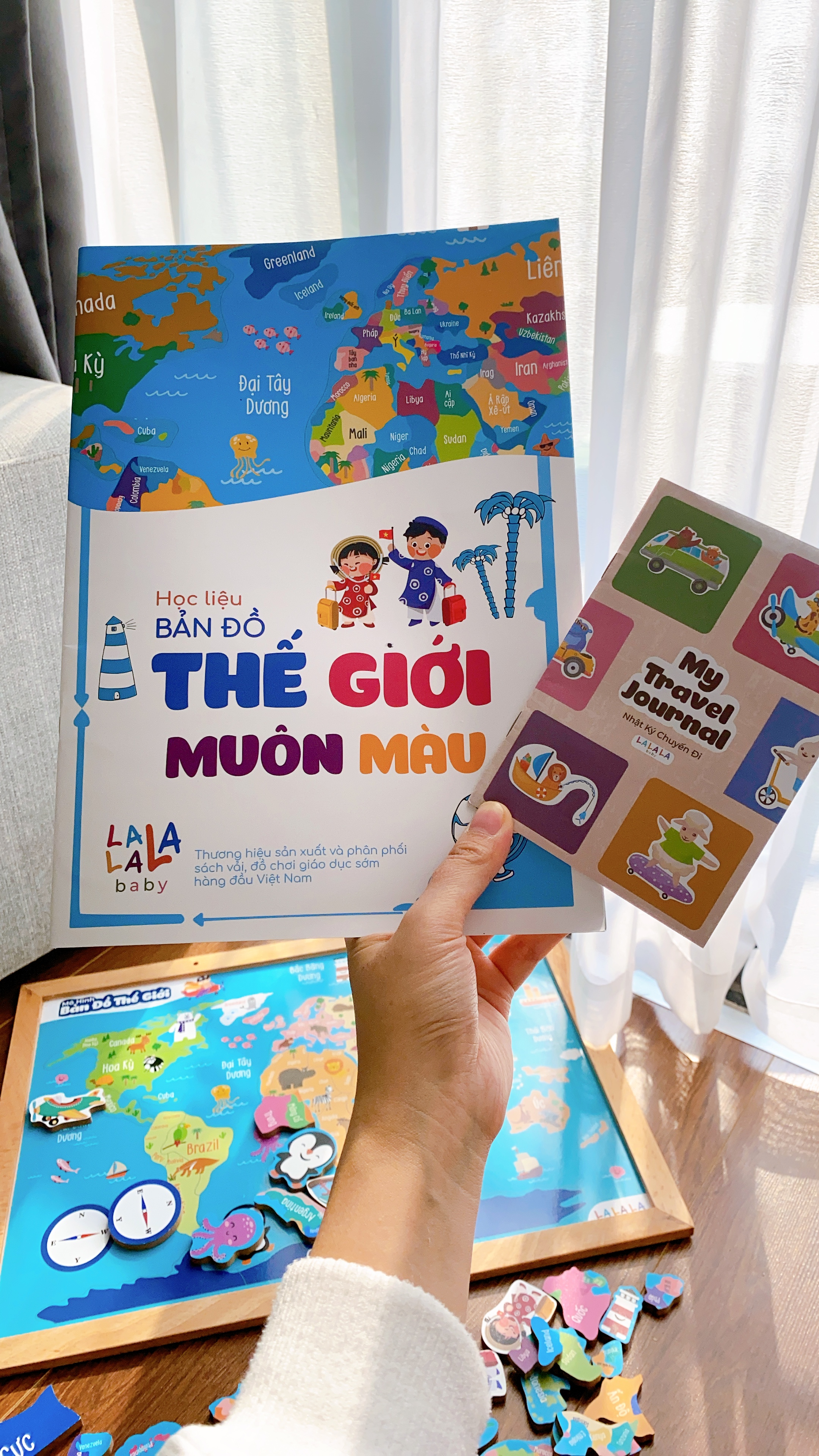 Đồ chơi ghép hình nam châm Bản đồ Việt Nam, Bản đồ TG cho bé từ 3 tuổi giúp bé thông minh hơn
