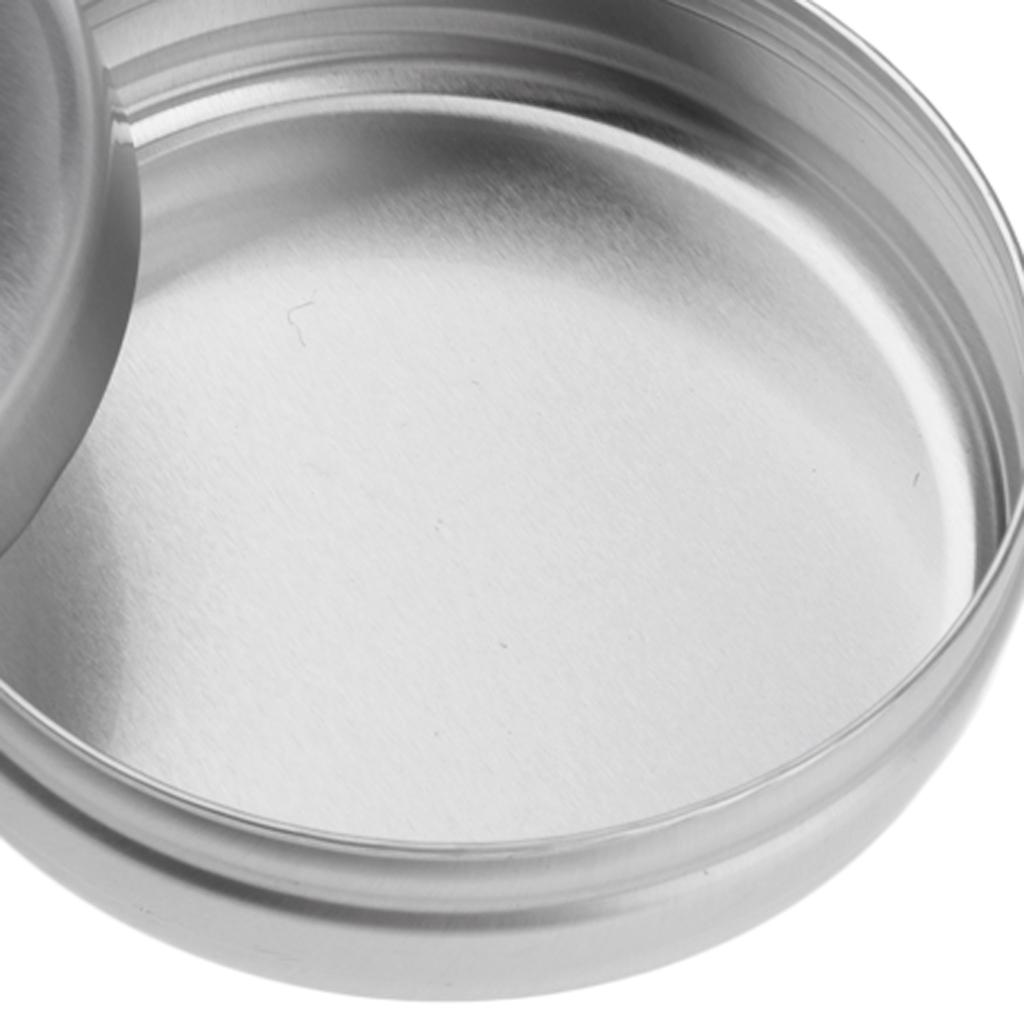 10x Smooth Round Cosmetics Lotion Cream Solid Perfume Jars Pot Case w/ Screw Cap