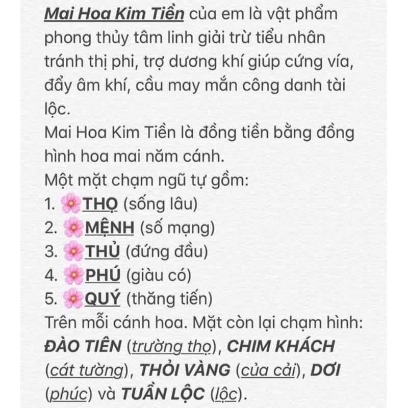 VÒNG TẾT ĐỒNG XU HOA MAI KIM TIỀN BẠC MAY MẮN TÀI LỘC
