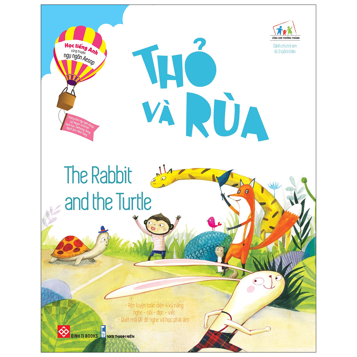 Học Tiếng Anh Cùng Truyện Ngụ Ngôn Aesop - Thỏ Và Rùa - The Rabbit And The Turtle